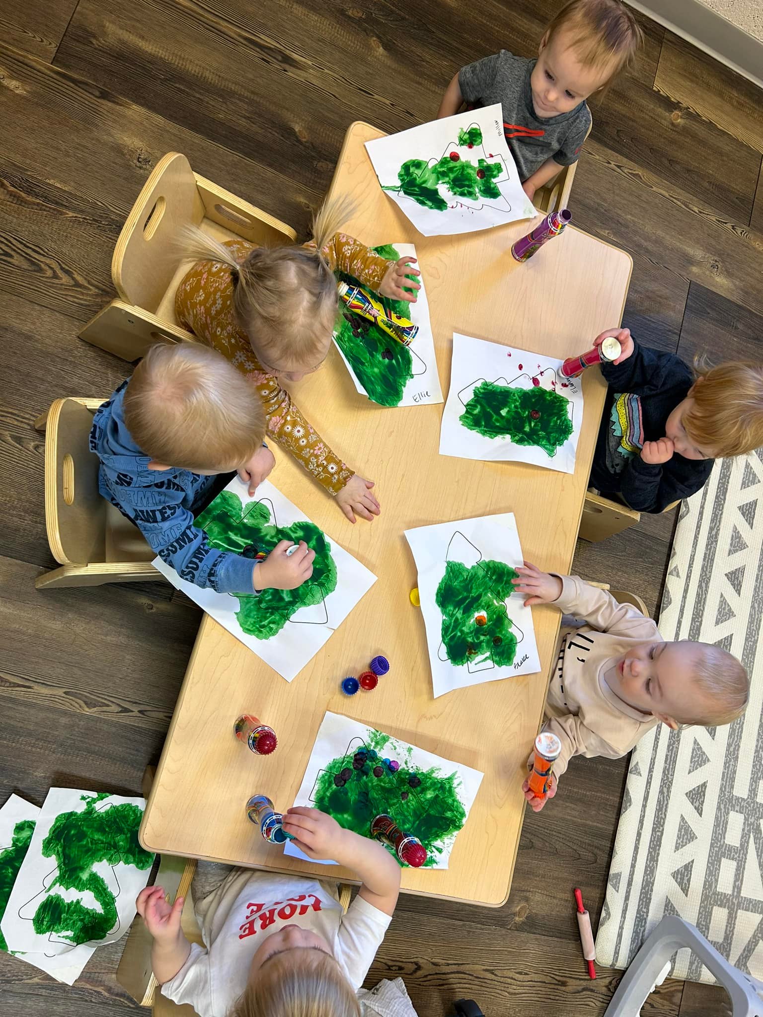 Infant care at The Learning Tree daycare in Minot, ND