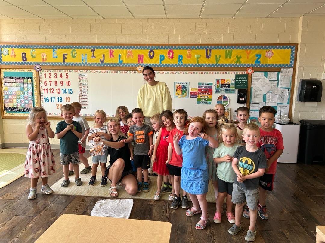 Kindergarten readiness activities at The Learning Tree in Minot, ND